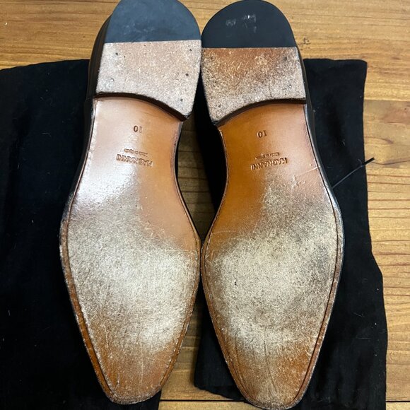Magnanni Cesar Black Cap Toe Oxfords Leather Dress Shoe Size 10 USED ONCE main image 7